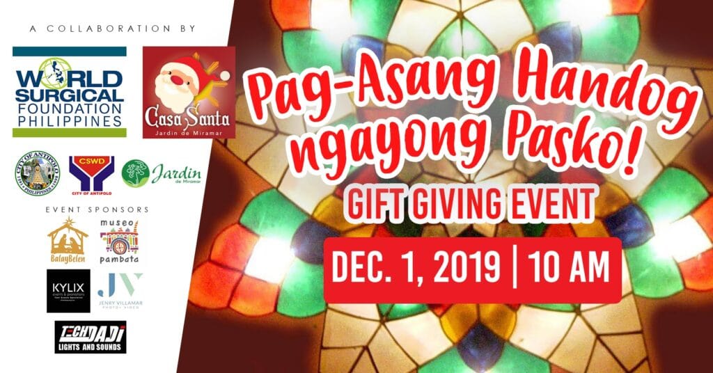 WSF CASA World Surgical Philippines christmas gift giving