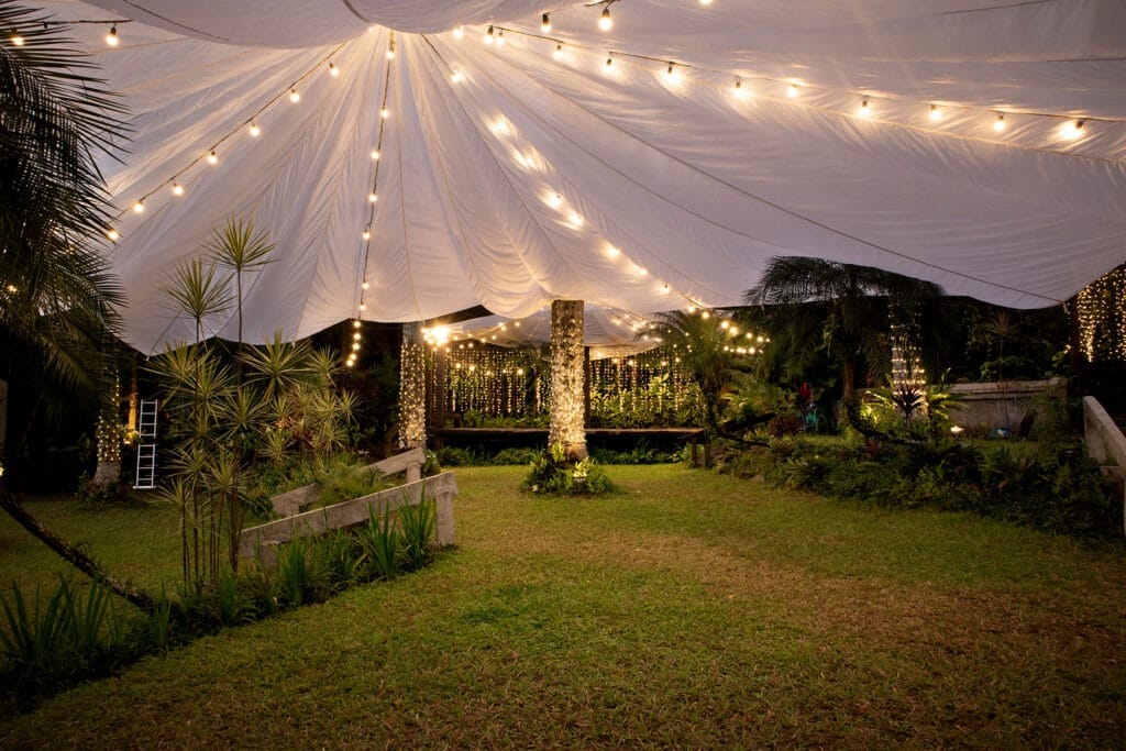 Parachute tent paradiso 5 Outdoor Venue Inspirations We Saw From Celebrity Weddings Parachute tent paradiso 5 Outdoor Venue Inspirations We Saw From Celebrity Weddings